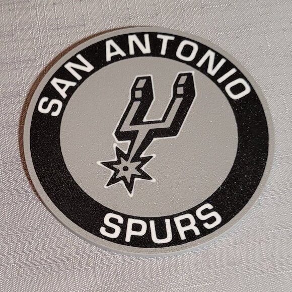 San Antonio Spurs Coaster Set - 3D Printed - (Set of 4) - Picture 4 of 4